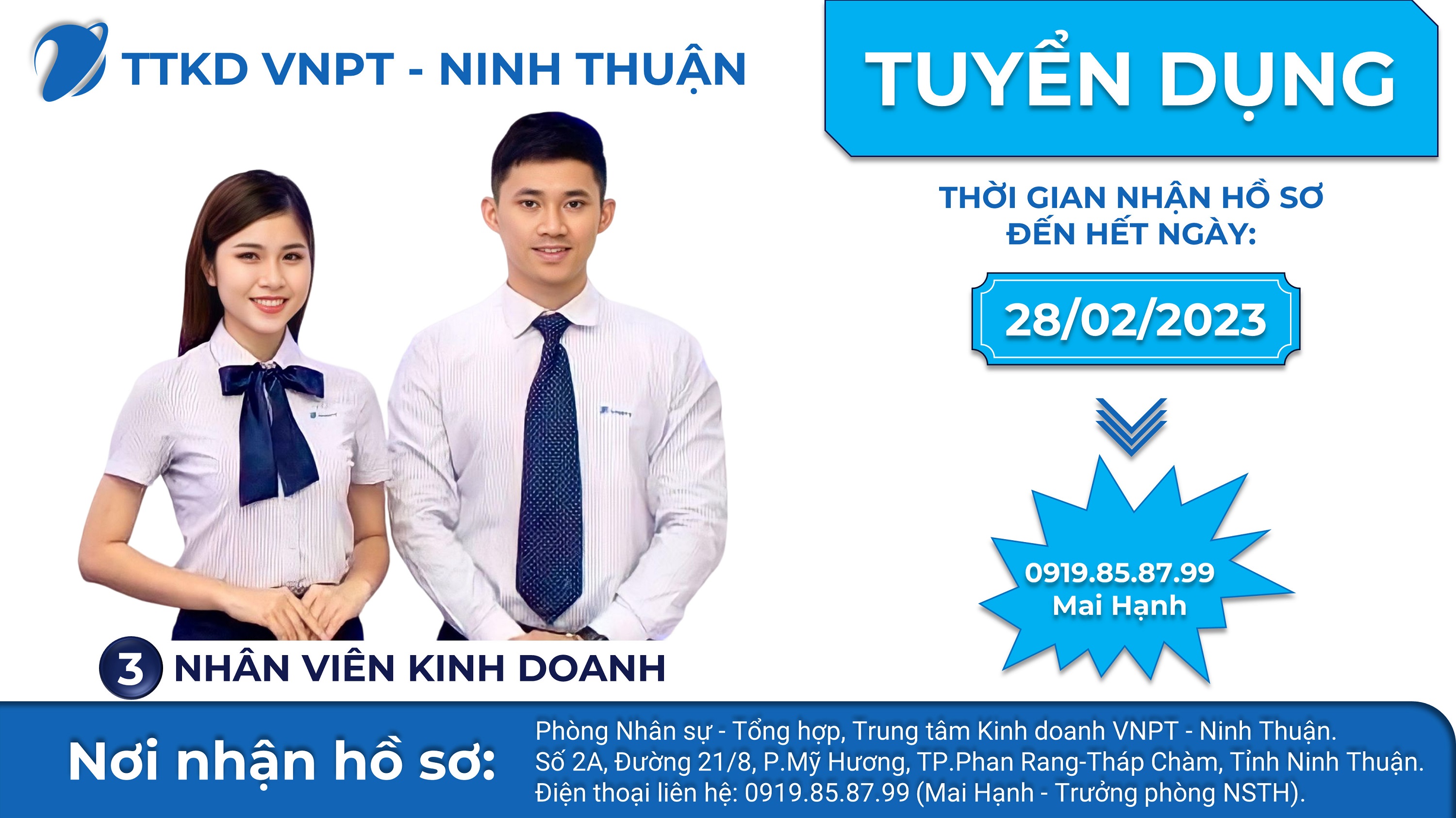 Thông báo Tuyển dụng NVKD